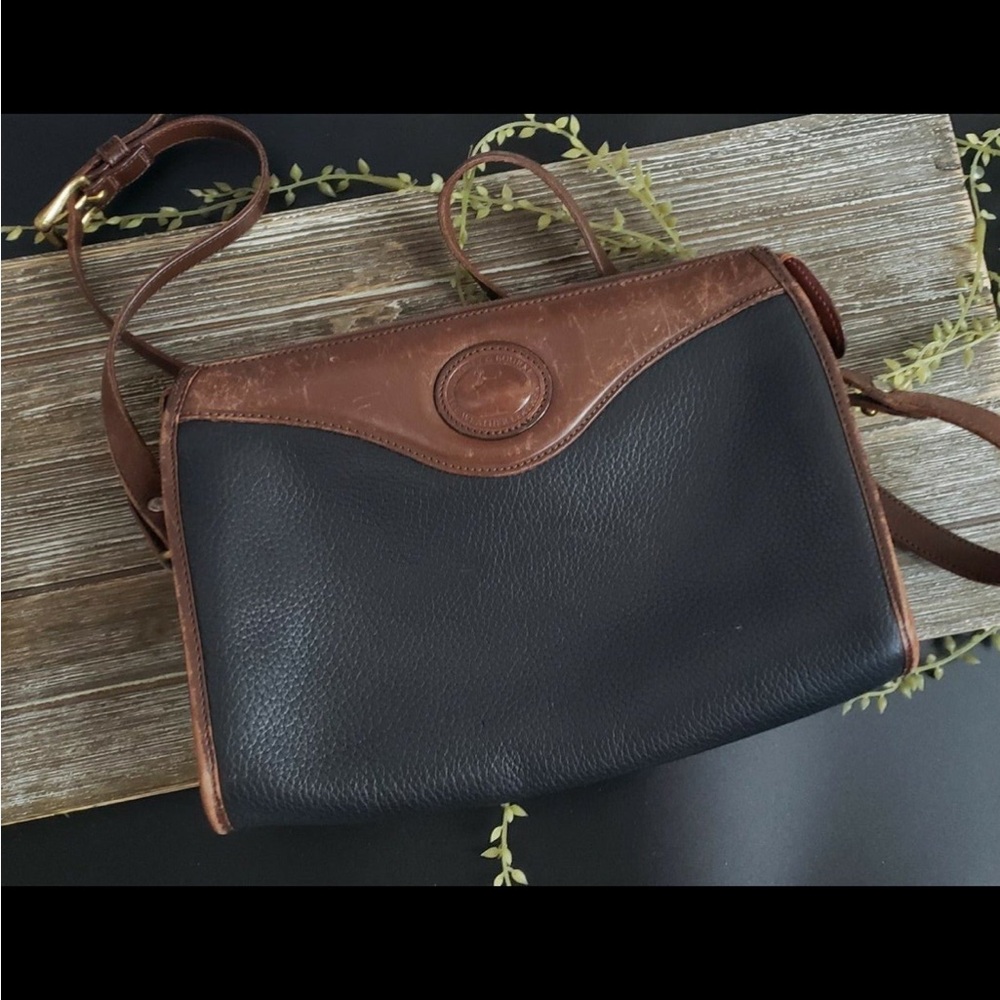 Dooney & Bourke Vintage Leather Black Bag